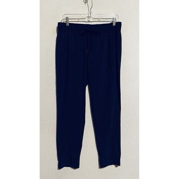 Vineyard Vines Performance Pants Womens Small Navy Blue Drawstring Waist Outdoor - Picture 1 of 7